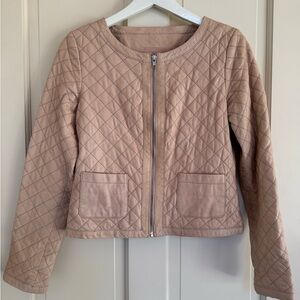 Women's Quilted Beige Jacket